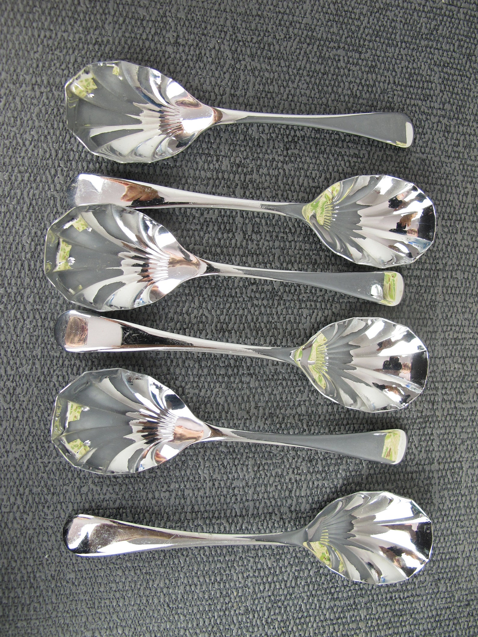 Vintage boxed set of dessert spoons. Stainless chromium plate Etsy