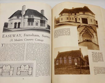 Town and Country Homes - 1930. Full year of magazines bound. Rare magazines!