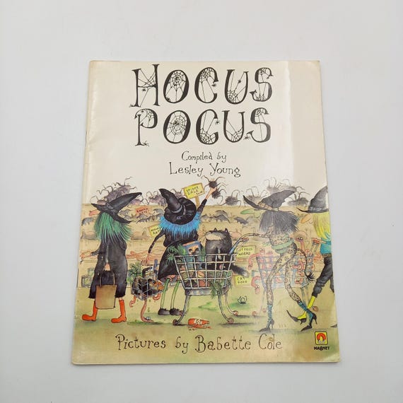 Vintage Hocus Pocus Book, 1986 Edition, Babette Cole Illustrations