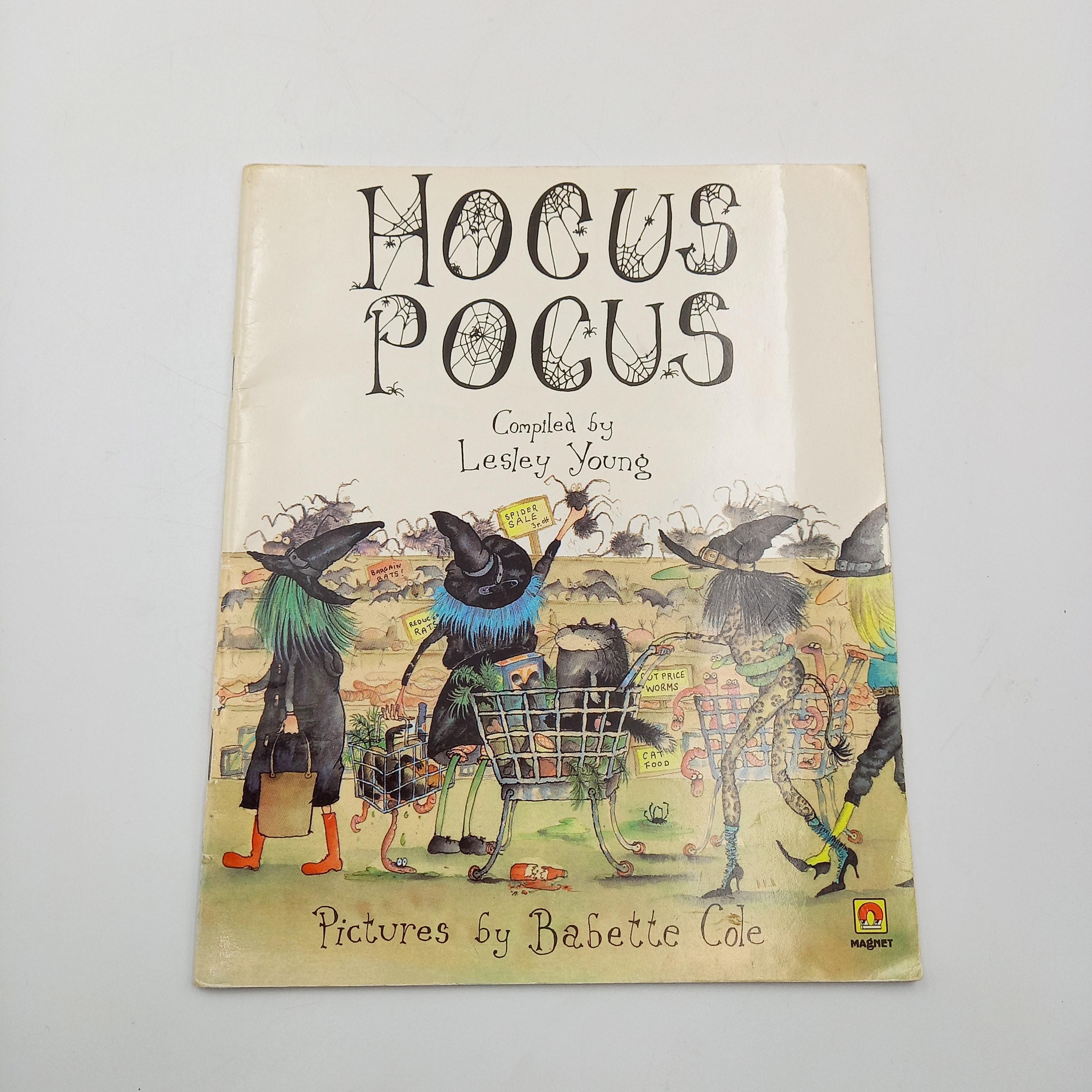Vintage Hocus Pocus Book, 1986 Edition, Babette Cole Illustrations