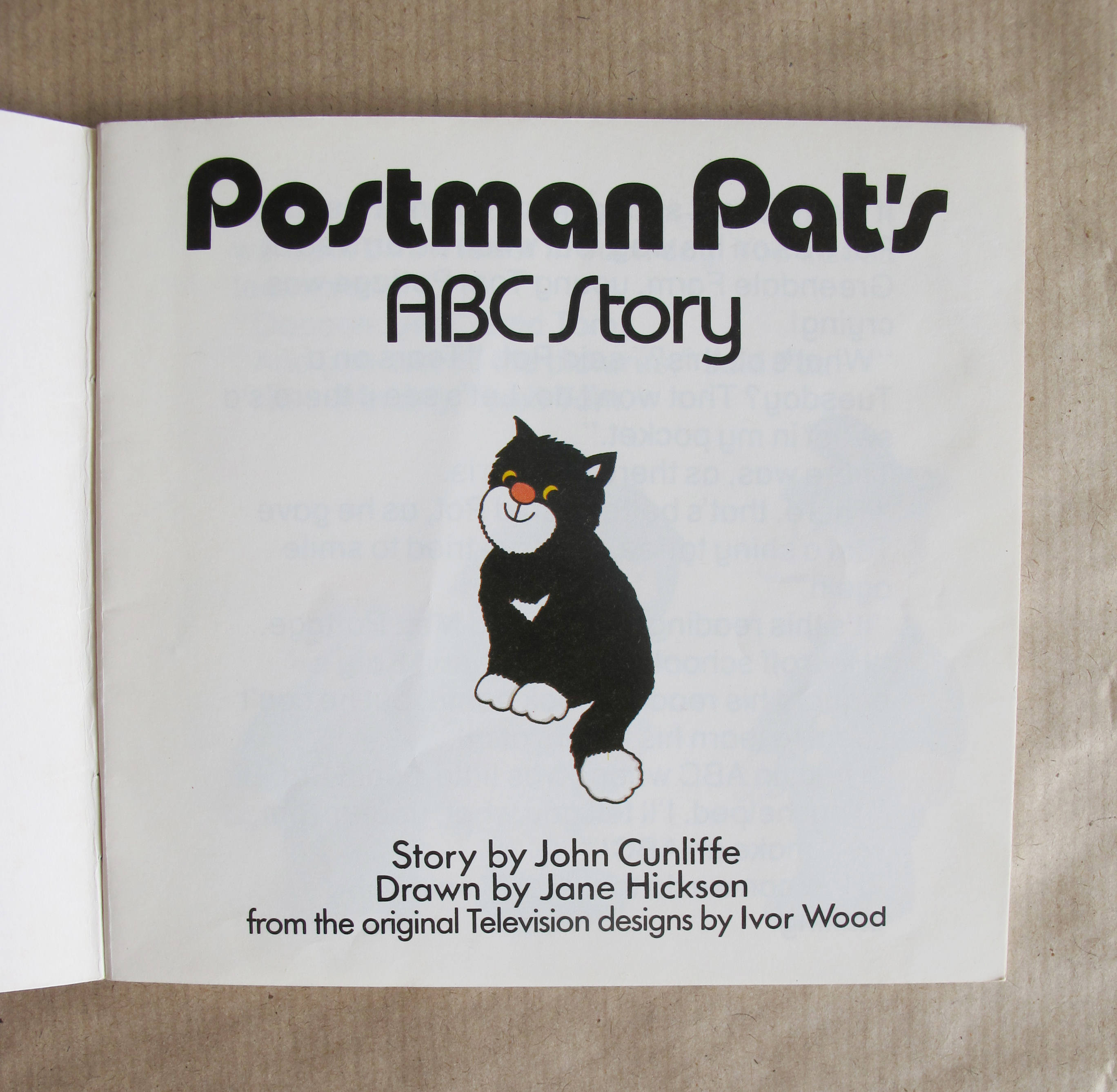 Postman Pat's ABC Story vintage children's book by | Etsy