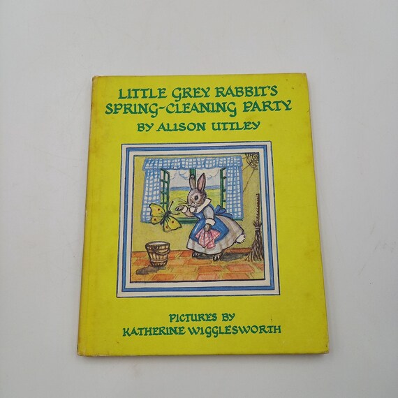 Vintage Little Grey Rabbits Spring-cleaning Party Book, 1972 - Etsy