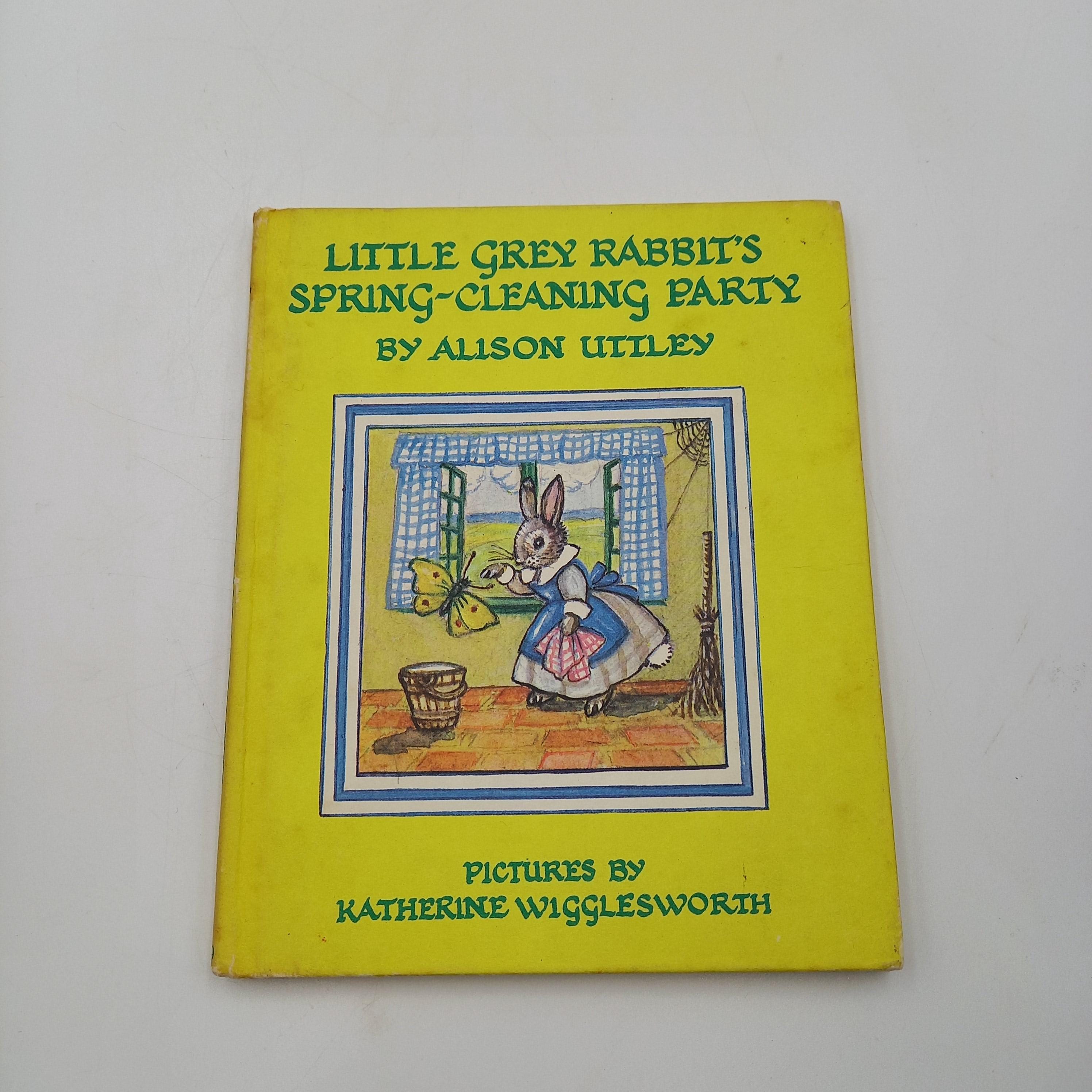 Vintage Little Grey Rabbits Spring-cleaning Party Book, 1972 - Etsy