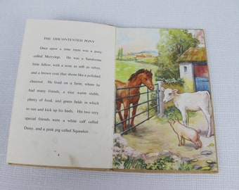 Vintage early Ladybird book The Discontented Pony. Fabulous illustrations.