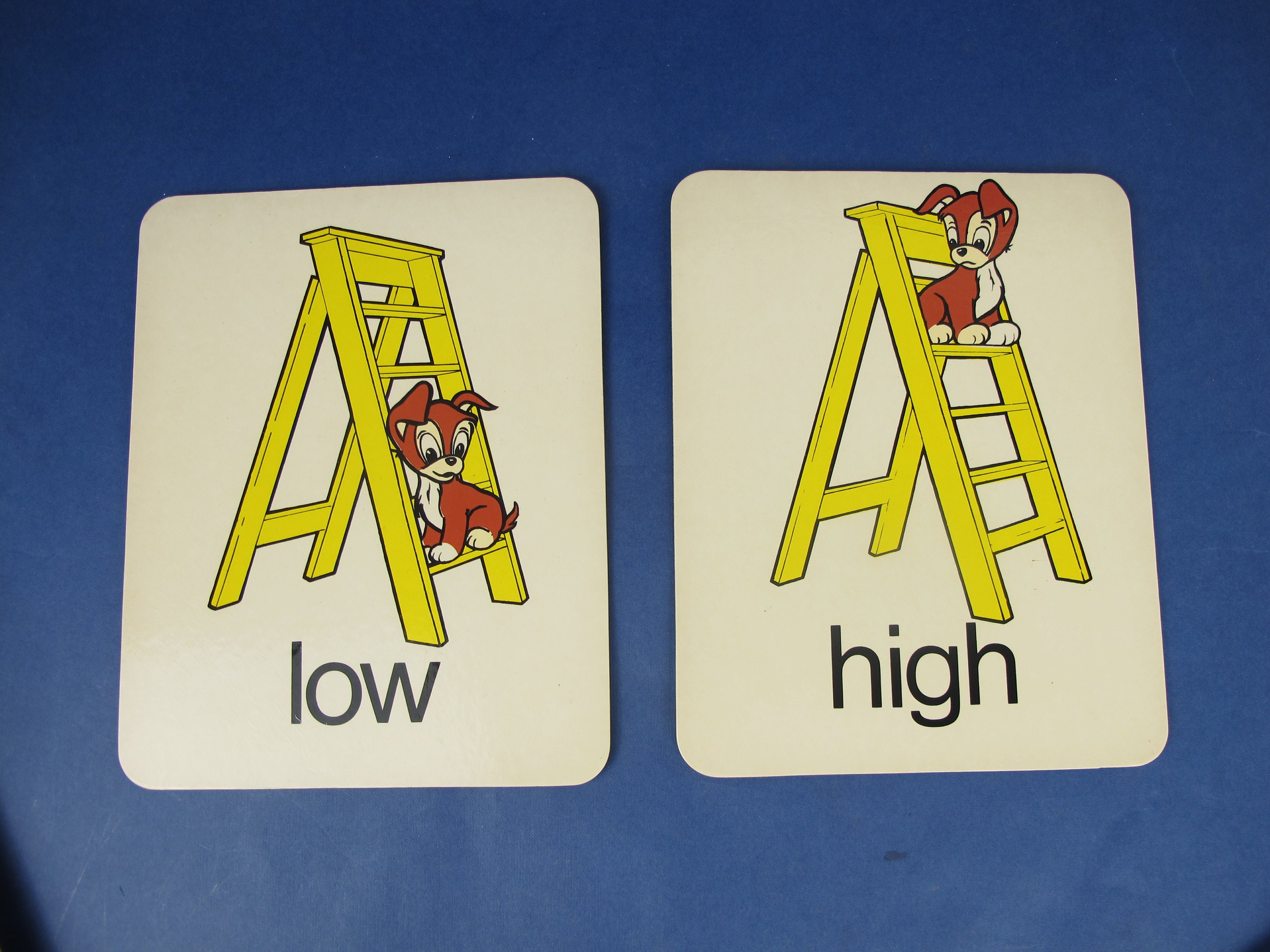Vintage Educational Flash Cards. Choose Your Pair of Flash Cards ...