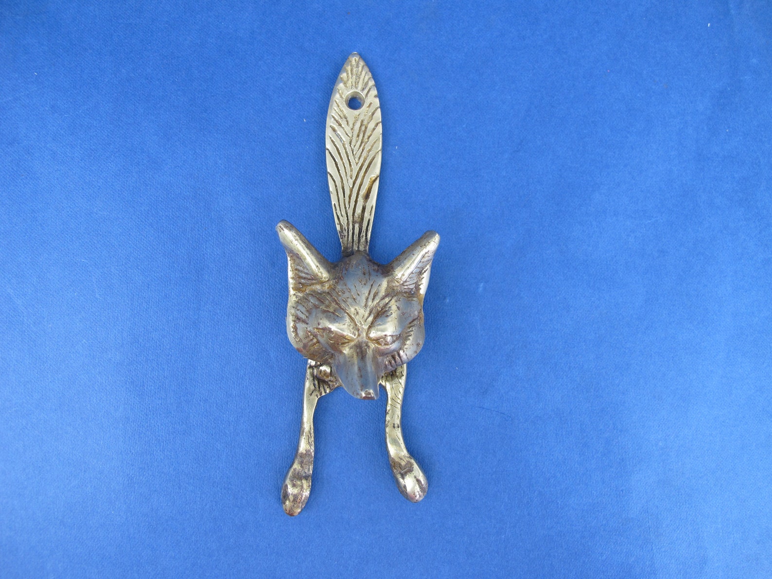 Vintage Brass Fox Door Knocker. Etsy UK