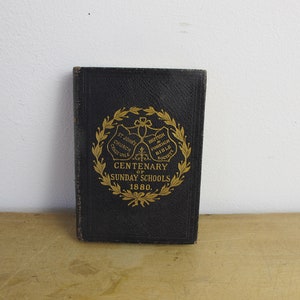 Antique New Testament. Small pocket size - published by The British and Foreign Bible Society 1880 for the centenary of Sunday Schools