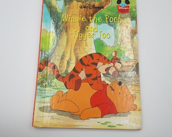 Winnie the Pooh and Tigger Too, Walt Disney vintage story book 1999