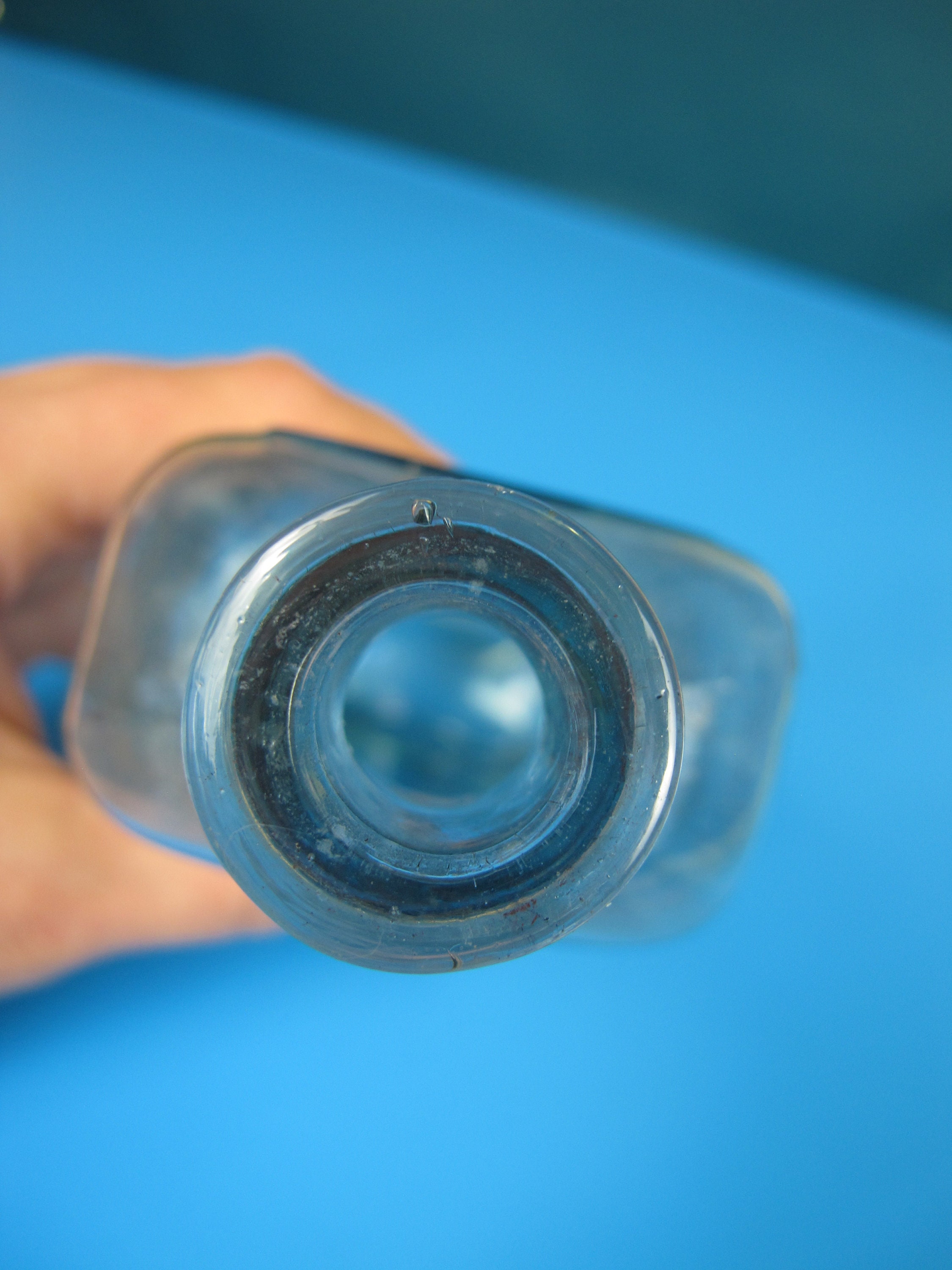 Antique Glass Measuring Bottle. Table Spoons Graded Etsy UK