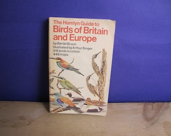 Vintage Birds of Britain and Europe Book – 1974 Arthur Singer Illustrations