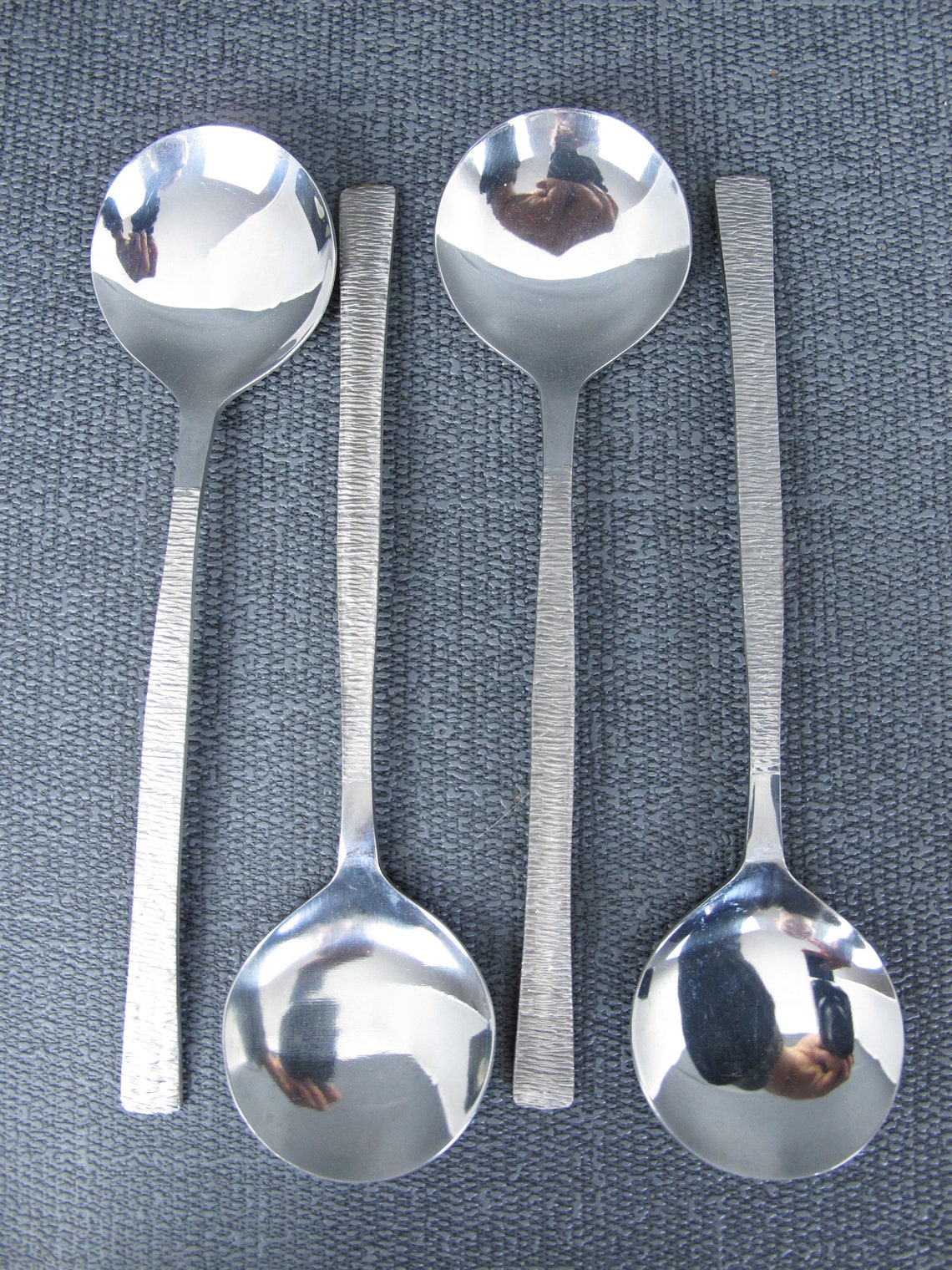 Vintage Viners Studio Soup Spoons. Set of Four Spoons Lovely Etsy
