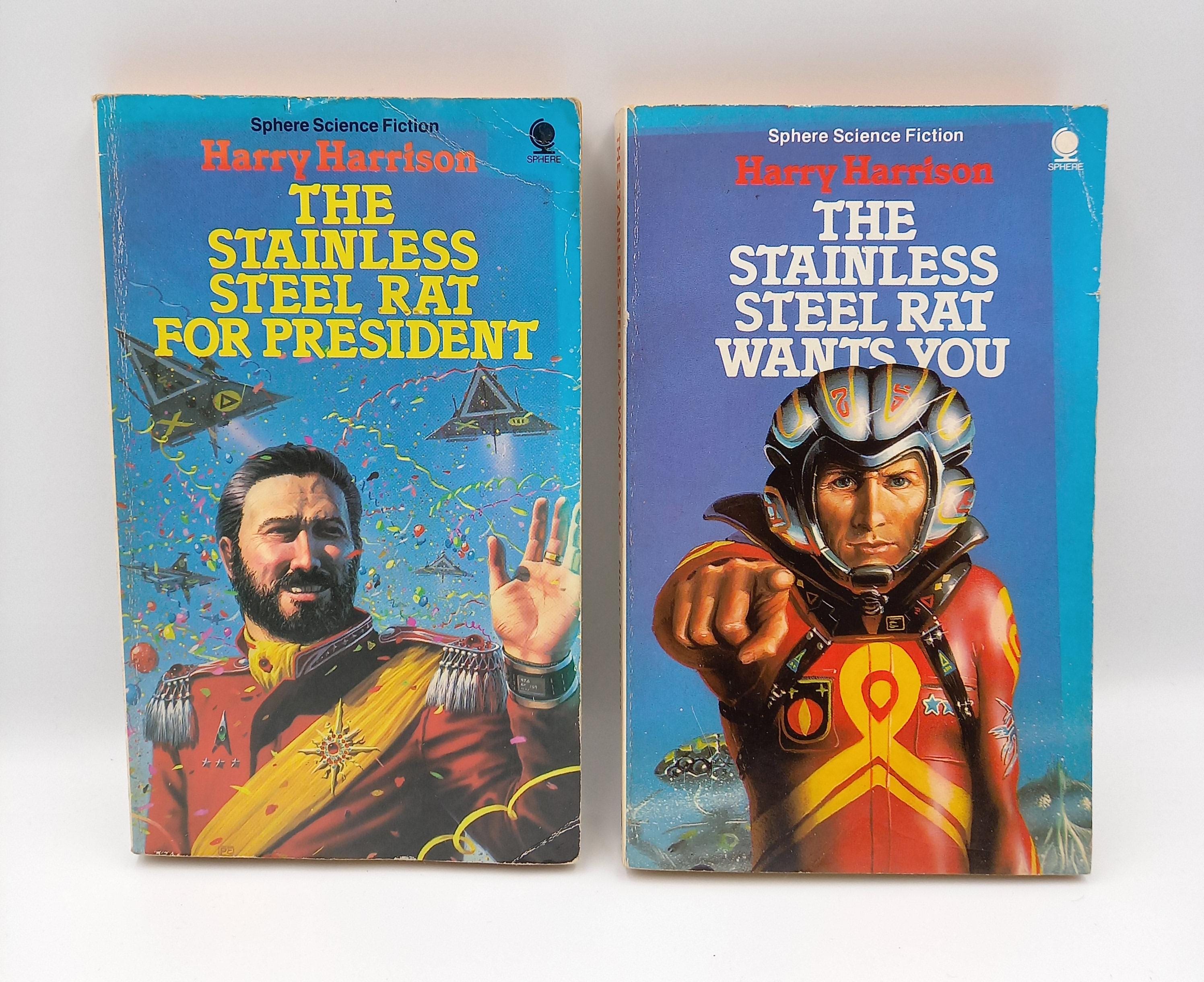 Vintage Harry Harrison Stainless Steel Rat Paperbacks – Sci-fi