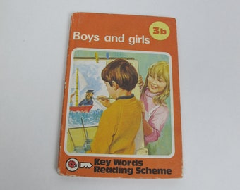 Vintage children's Ladybird Key Words Reading Scheme book. Number 3b Boys and Girls by W Murray with illustrations by Martin Aitchison