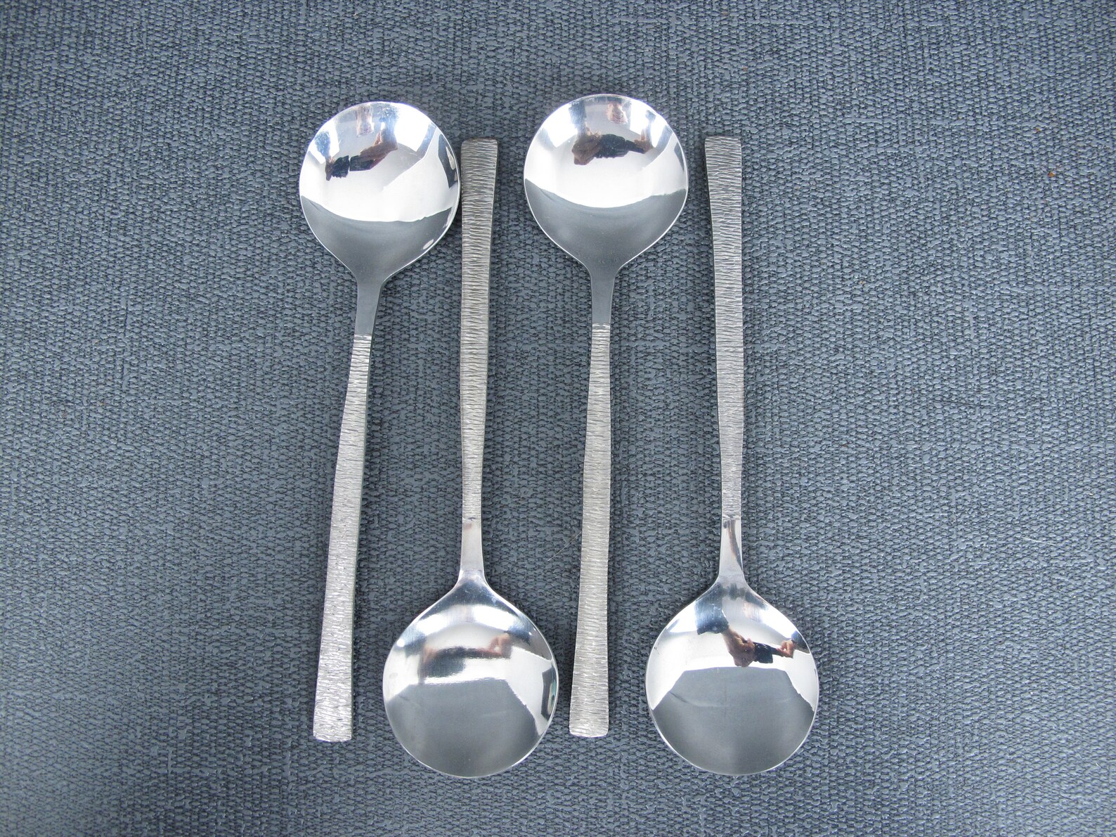 Vintage Viners Studio Soup Spoons. Set of Four Spoons Lovely Etsy