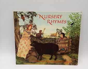Nursery Rhymes - illustrated by Sandy Nightingale, published 1978. Vintage Medici Children's Book.