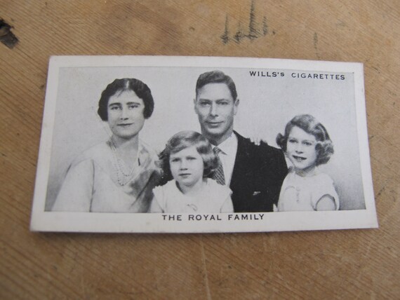 wills tobacco family 1937 British Royal Family Cigarette Card Set – Wills, Complete 50 Cards