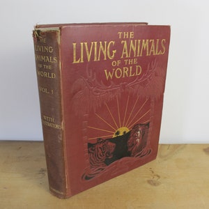 The Living Animals of the World - volume 1 - Mammals. Hutchinsons and co. With 13 colour plates along with 567 illustrations
