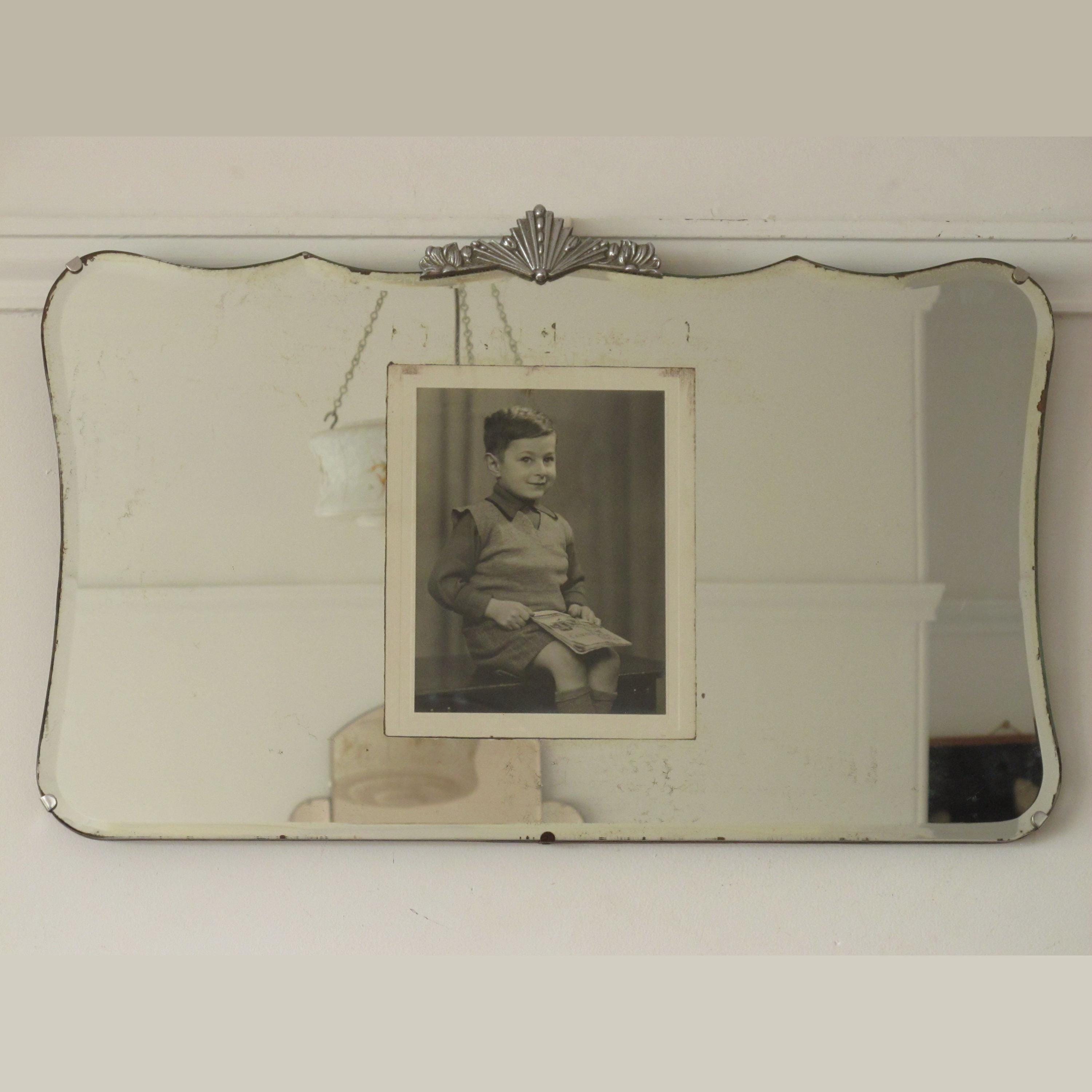 1930s large round wall mirror - Etsy 日本