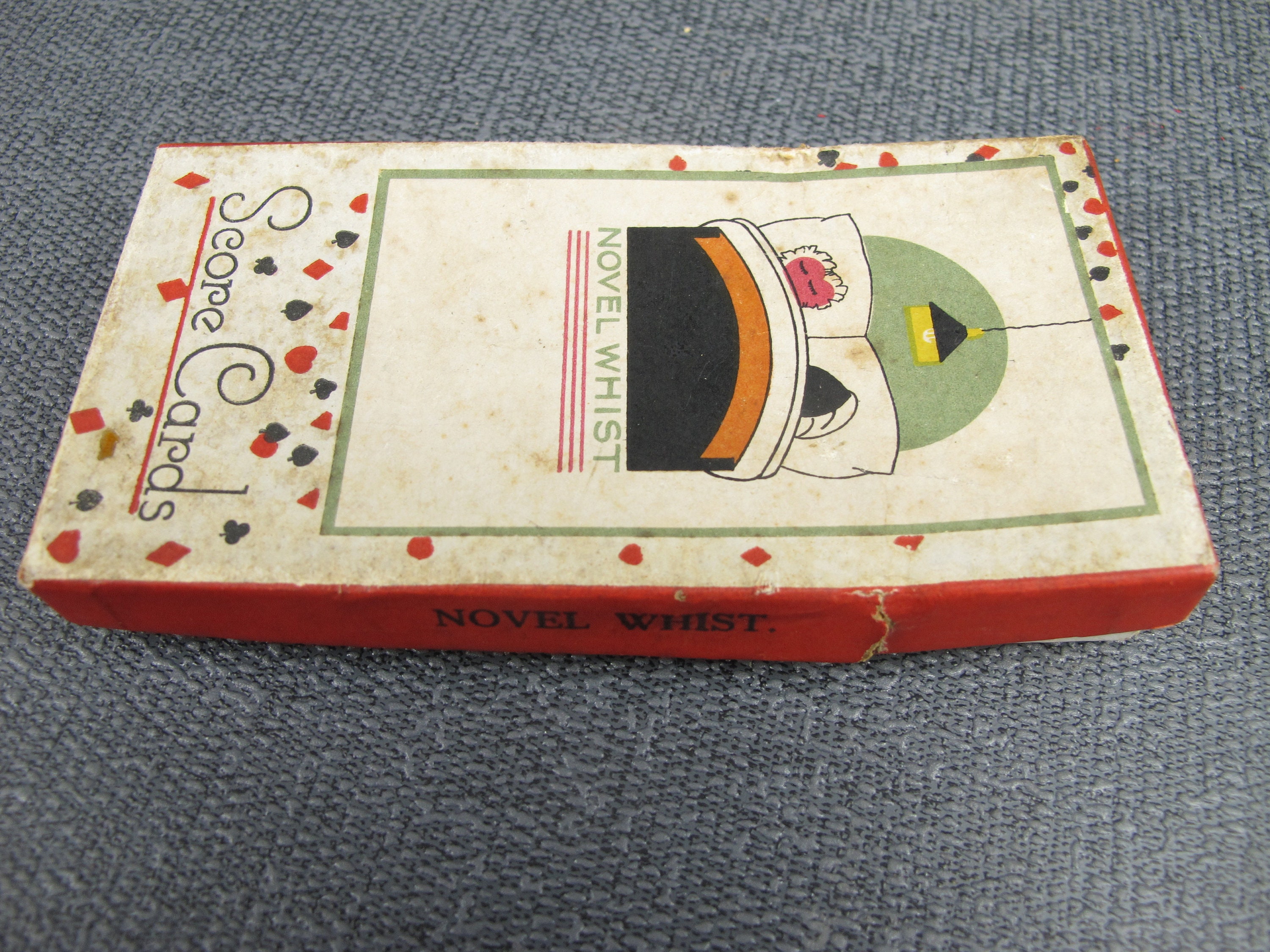 Set of Vintage 'novel Whist' Score Cards. 12 Cards in Total