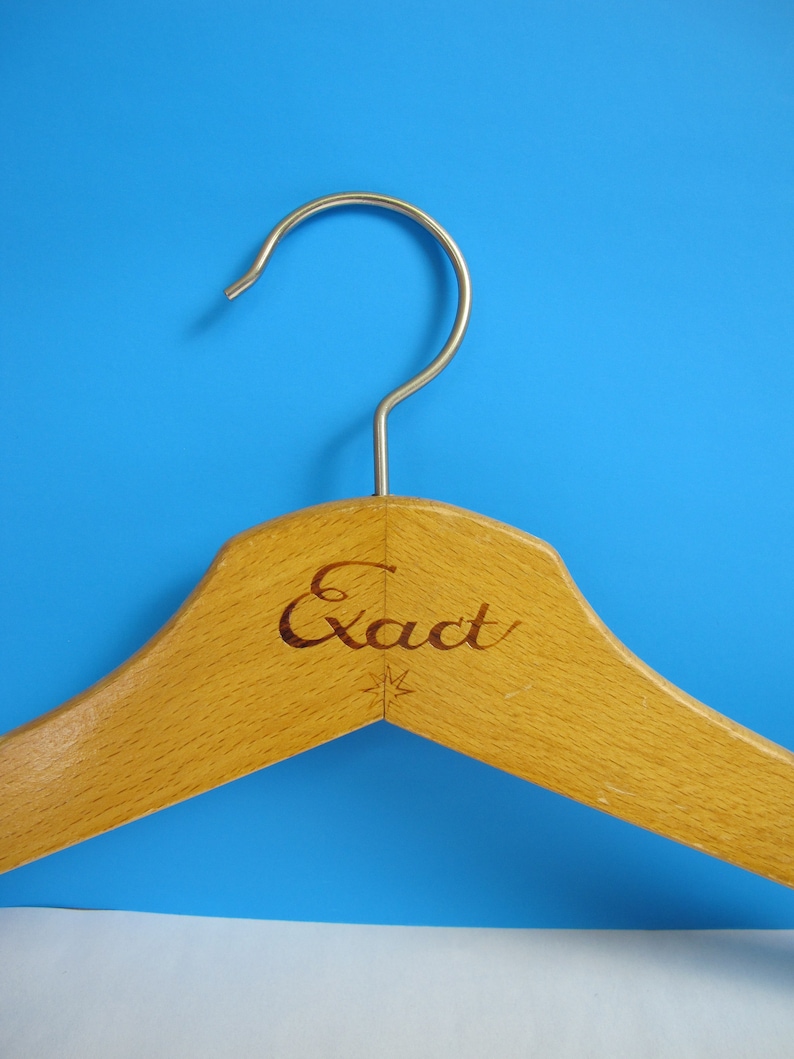 Vintage Wooden Coat Hanger. Unusual Shape With Loop Grooves Etsy UK