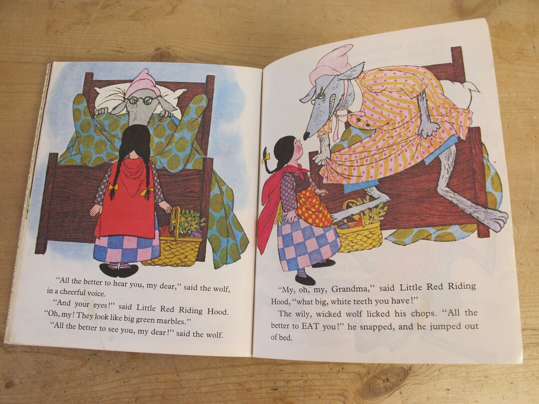 Little Red Riding Hood - a Little Golden Book. Vintage Childrens
