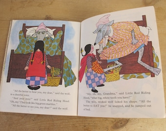 Little Red Riding Hood - a Little Golden Book. Vintage Childrens