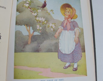 I Want to Read, My very first Book. Vintage children's learn to read book. Lovely illustrations!