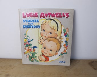 Lucie Attwell's Stories for Everyday 1964 - pubblicato da Dean and Son Ltd. Libro di fiabe illustrato per bambini