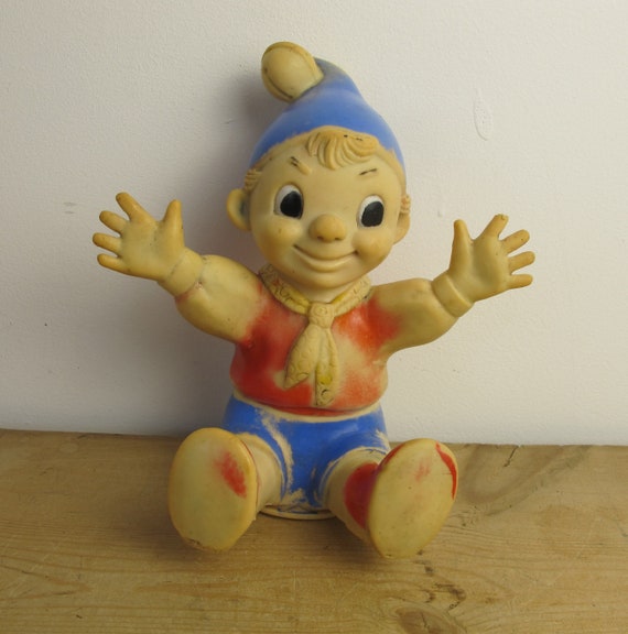 Vintage Noddy Toy Made in England by Combex. Squeek Not Working
