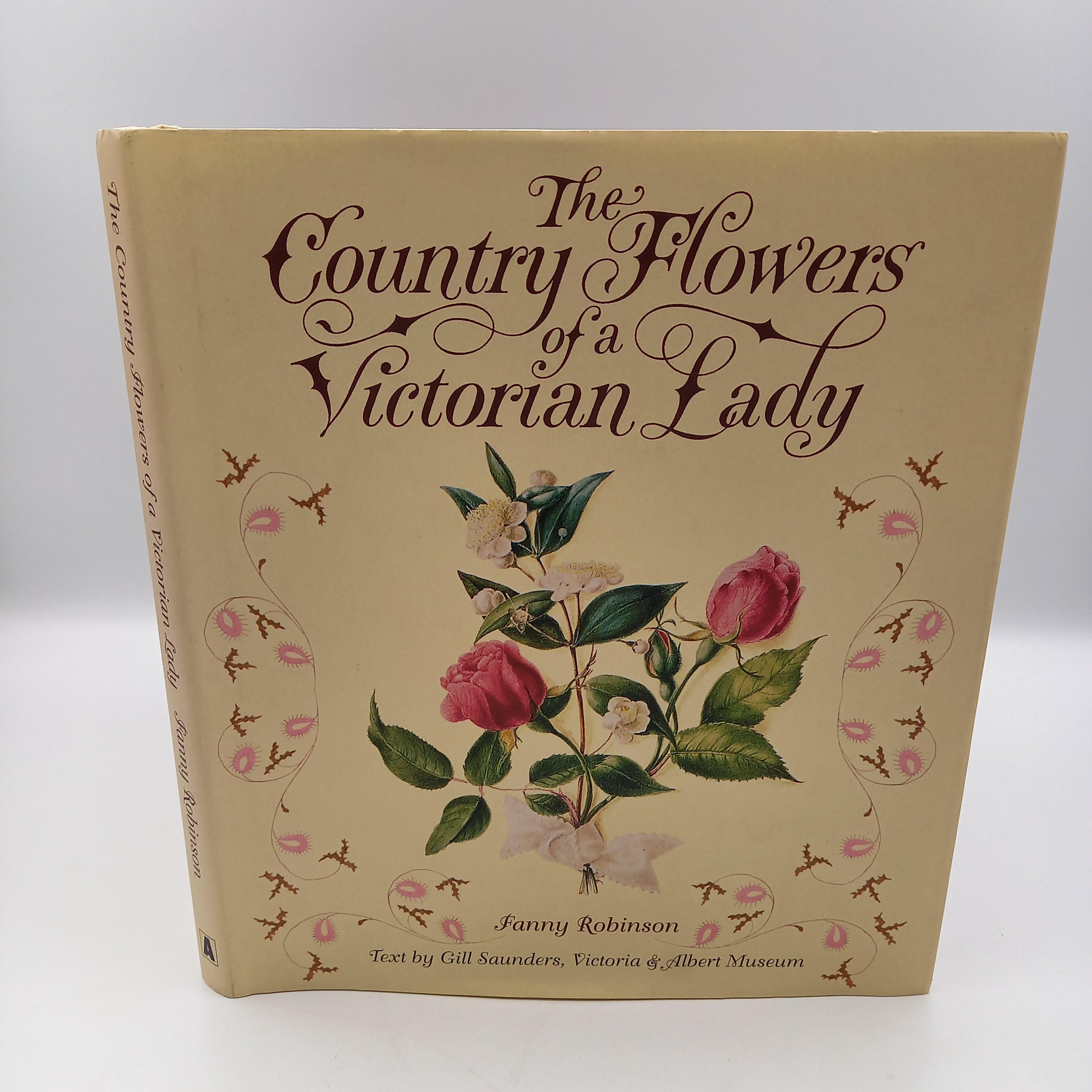 Vintage Victorian Flower Book - Fanny Robinson, V&A Museum - Etsy