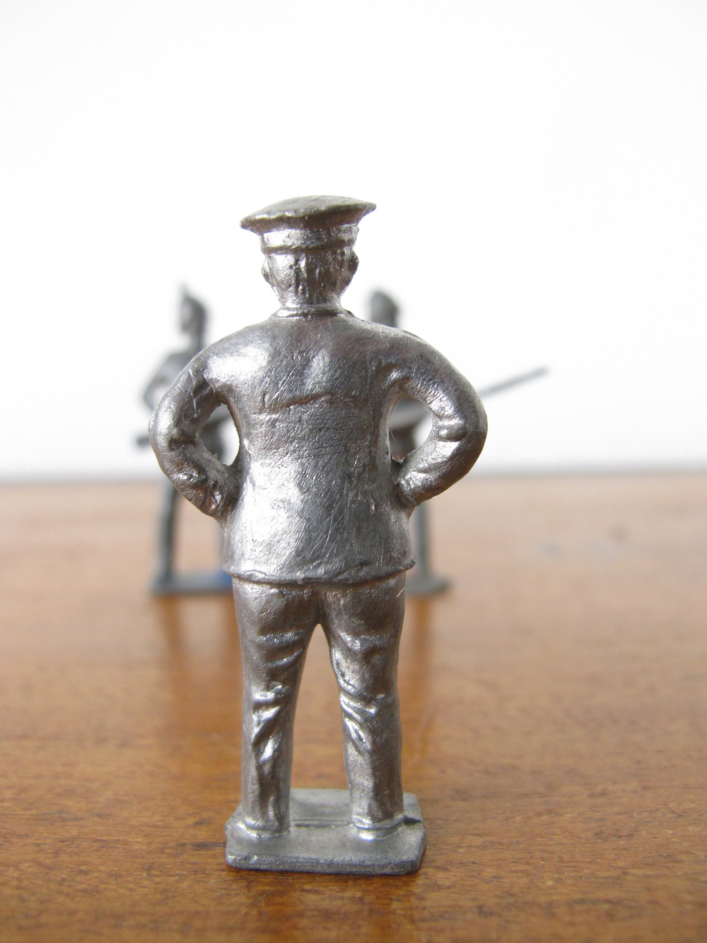 10 Plomb creux BRITAINS 10 soldats de l'US Navy - Repeins - eBay