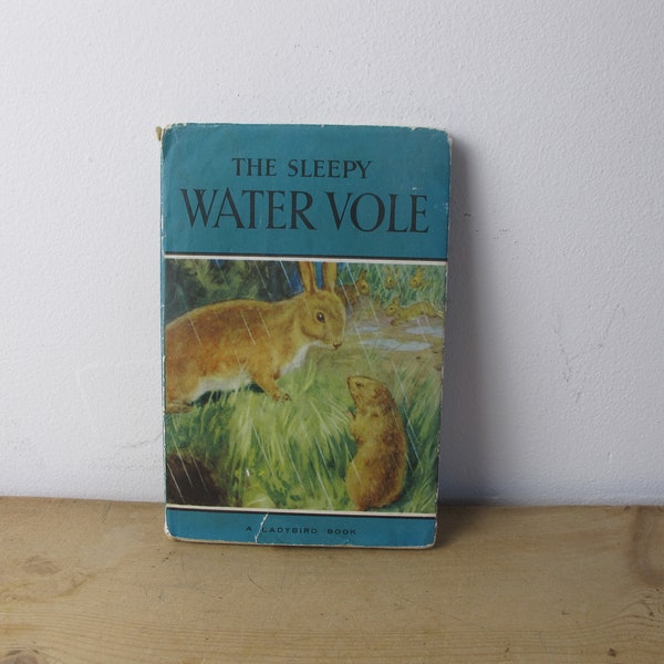 Vintage early Ladybird book The Sleepy Water Vole by Noel Barr, illustrated by P B Hickling. Series 497