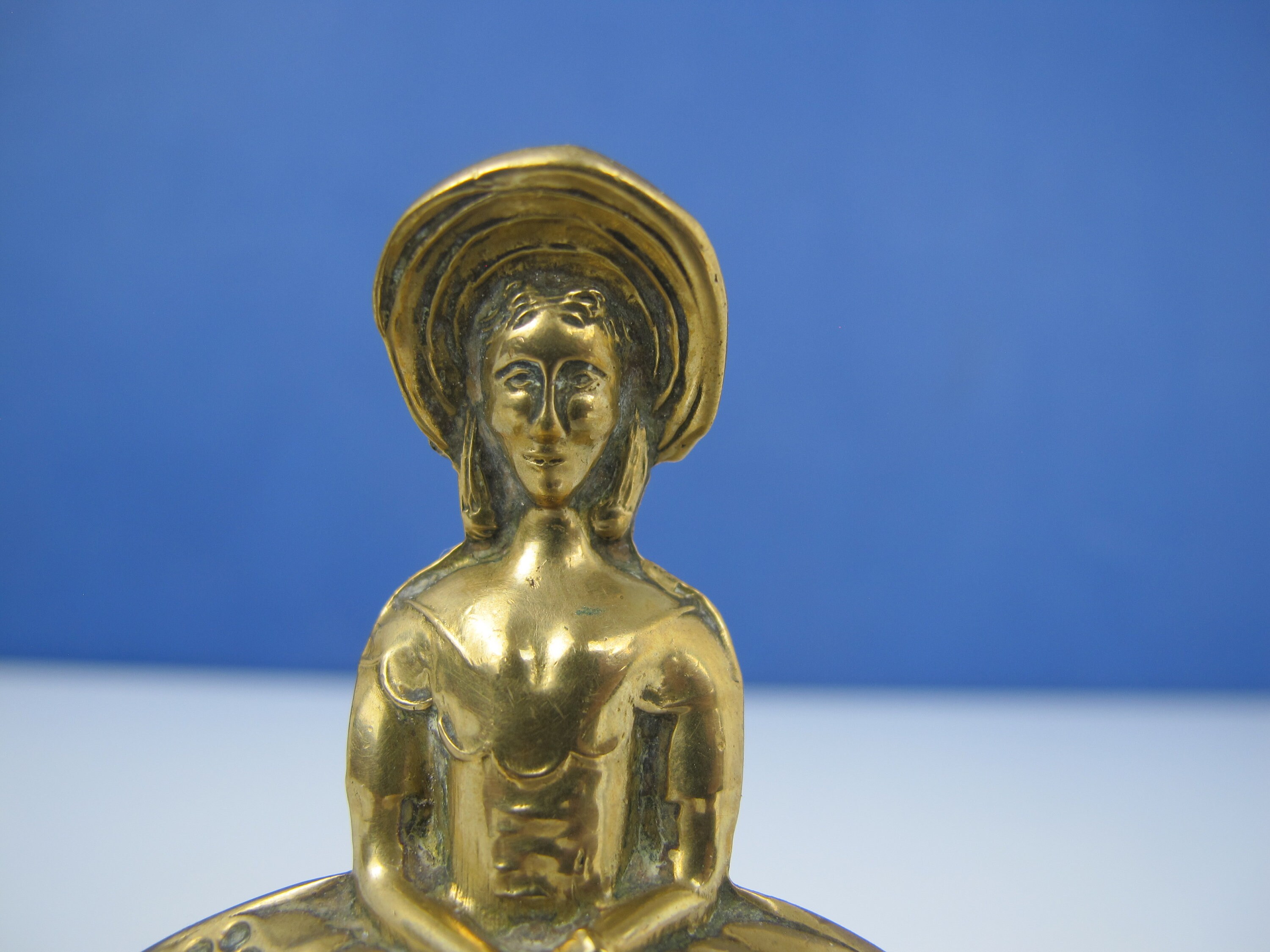 Vintage Brass Lady Bell. Historic Costume. Victorian With Etsy UK