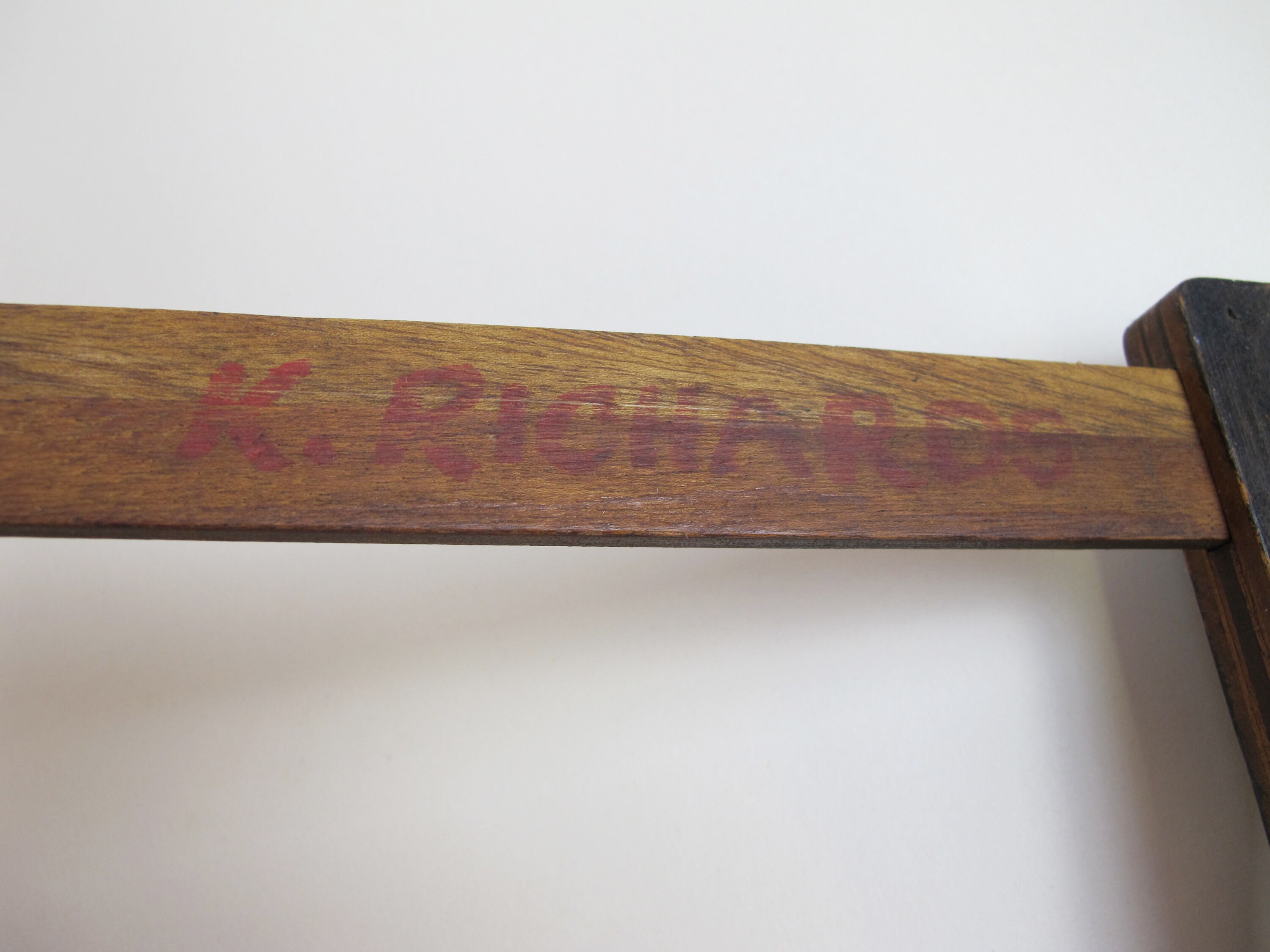 Vintage Home Made Wooden Ruler. Pincer Ruler Belonged to - Etsy UK