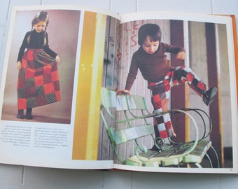 Vintage hardback craft book. All About Patchwork. Published 1973, reprinted 1982.