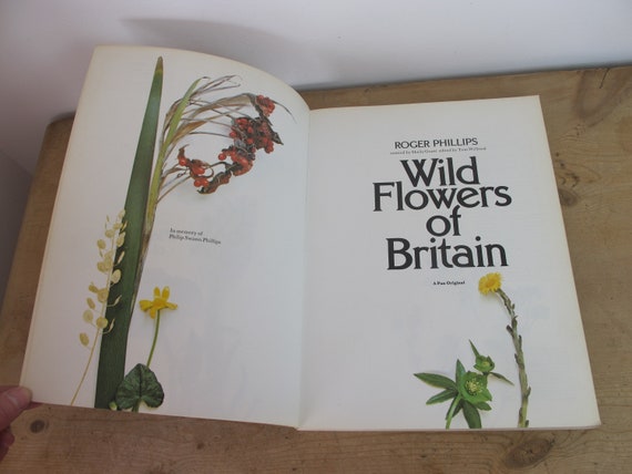 Wild Flowers of Britain. Vintage Reference Book by Roger