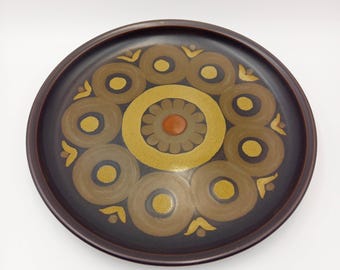 Denby Arabesque or Samarkand 8 inch side plate. Mid-century modern.