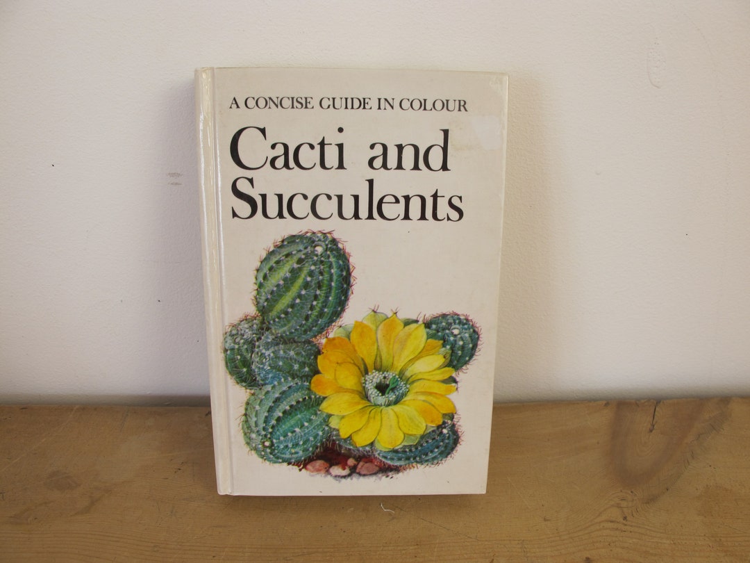 Cacti and Succulents Vintage Book by Rudolf Subik. Etsy