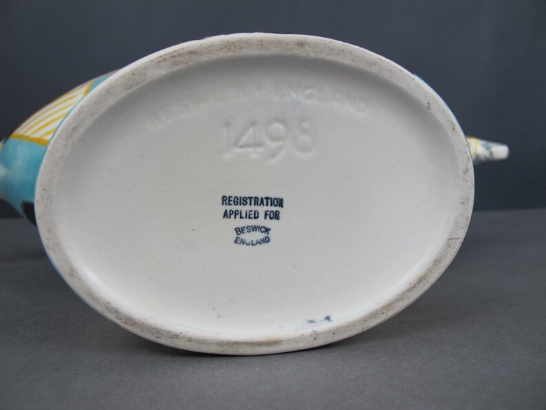 Beswick Pottery Albert Hallam Boat Shaped Posy Vase in Etsy