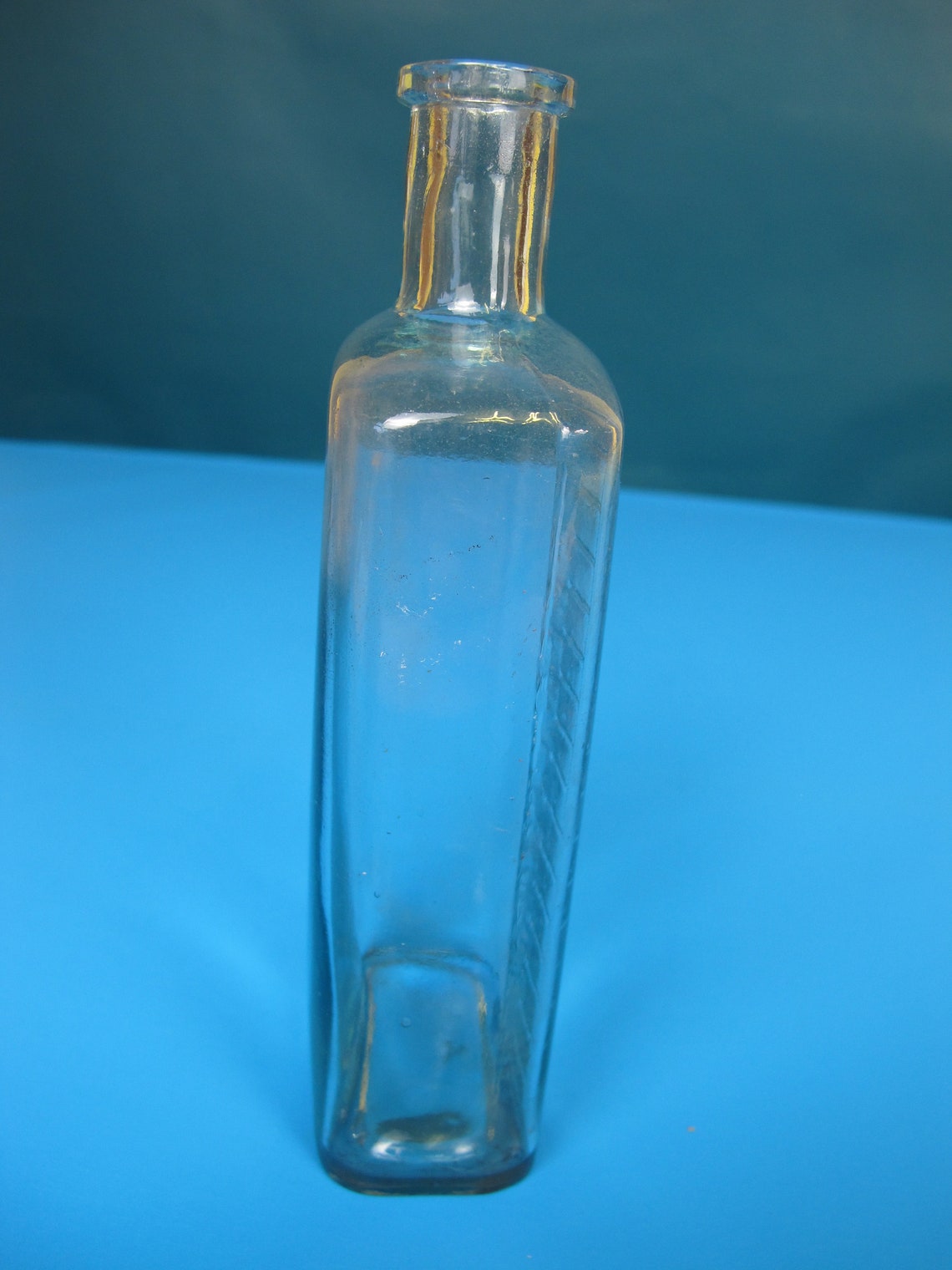 Antique Glass Measuring Bottle. Table Spoons Graded Etsy UK