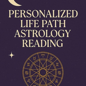Leitura Astrológica Personalizada do Caminho de Vida em PDF | Mapa Natal + Vidas Passadas + Propósito da Alma + Previsões Futuras