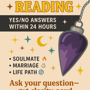 Pendulum Reading | Fast Yes or No Answers | 24 Hour Intuitive Reading | Twin Flame, Soulmate, Love & Life Direction Guidance