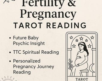 Fertility & Pregnancy Tarot Reading | Future Baby Psychic Insight | TTC Spiritual Reading | Personalized Pregnancy Journey Reading