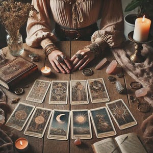 Zukunftsvorhersage Tarot Legung - Personalisierte Kartenlegung nach Name | Psychisch Intuitive Lektüre | Spirituelle Vorschau & Führung