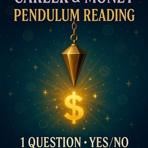 Career & Money Pendulum Reading | 1 Question Yes/No with Intuitive Insight | Quick Psychic Reading | Divine Healing Oracle