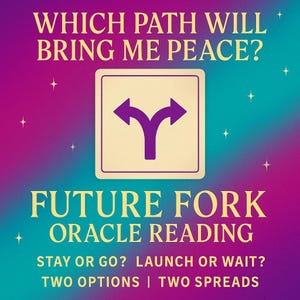 Future Fork Oracle-lezing | Helderheid tarot op twee paden | Blijven of gaan? Starten of wachten? | Crossroads Besluitvorming Intuïtief lezen