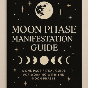 Guide till månfasmanifestation — Fuskblad om månens attraktionslag