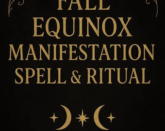 Fall Equinox Manifestation Spell Ritual — Powerful Witchcraft PDF | Autumn Abundance Spellwork, Mabon Digital Download
