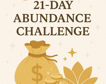 3-Week Abundance Challenge | Manifest Prosperity and Success | Printable Affirmations