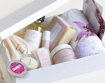 candle gift basket etsy
